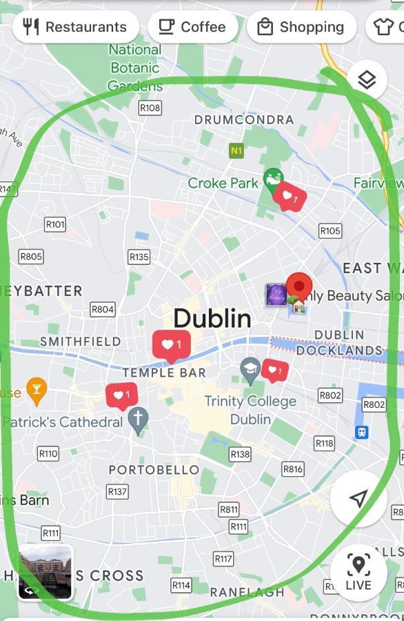 Customhouse Balcony View, Dublin 1 Hotel Luaran gambar